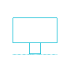Guide Digital Computer Monitors Displays Apple Pro Display Xdr 2019 Line Art Svg Vector, Free Vectors File